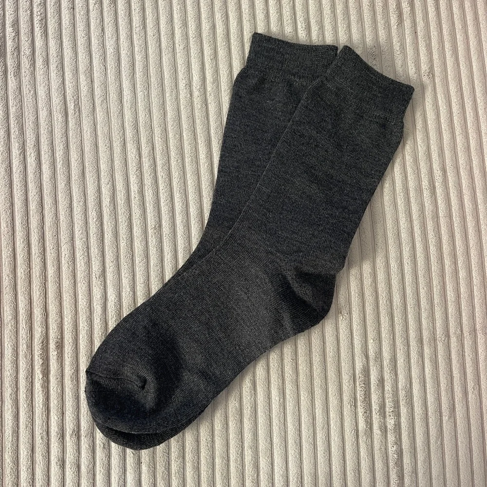 Crew Tube Socks Dark Grey NWOT